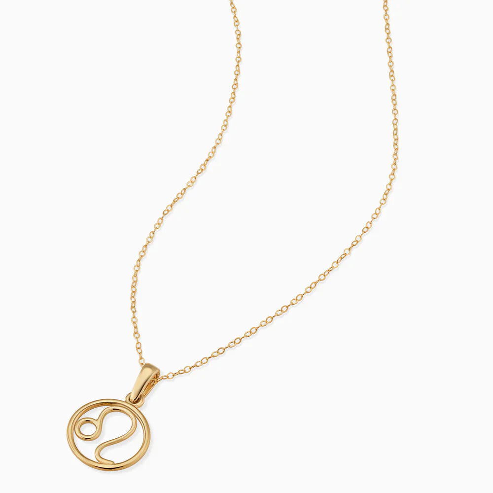 Clea – Zodiac Gold Pendant Necklace for Women