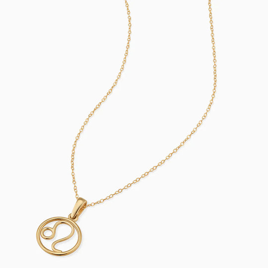 Clea – Zodiac Gold Pendant Necklace for Women