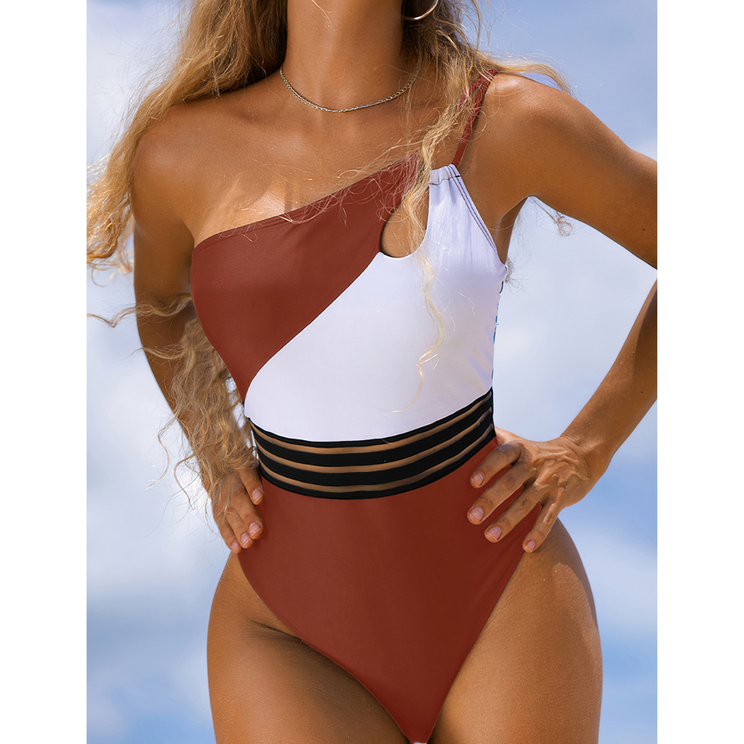 Axenta - One-Shoulder Sculpting Swimsuit for Women