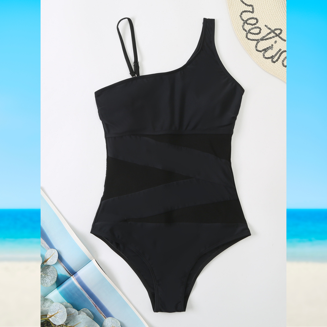 Clyra - Sculpted One-Shoulder Swimsuit for Women