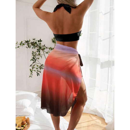 Felice - 3-Piece Ombre Wrap Bikini Set