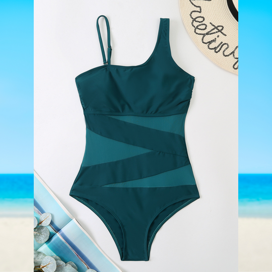 Clyra - Sculpted One-Shoulder Swimsuit for Women