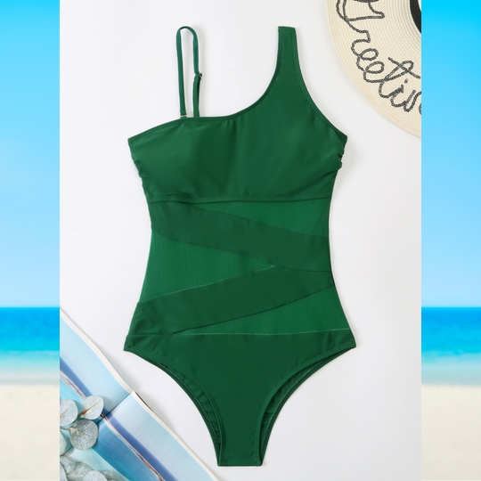 Clyra - Sculpted One-Shoulder Swimsuit for Women