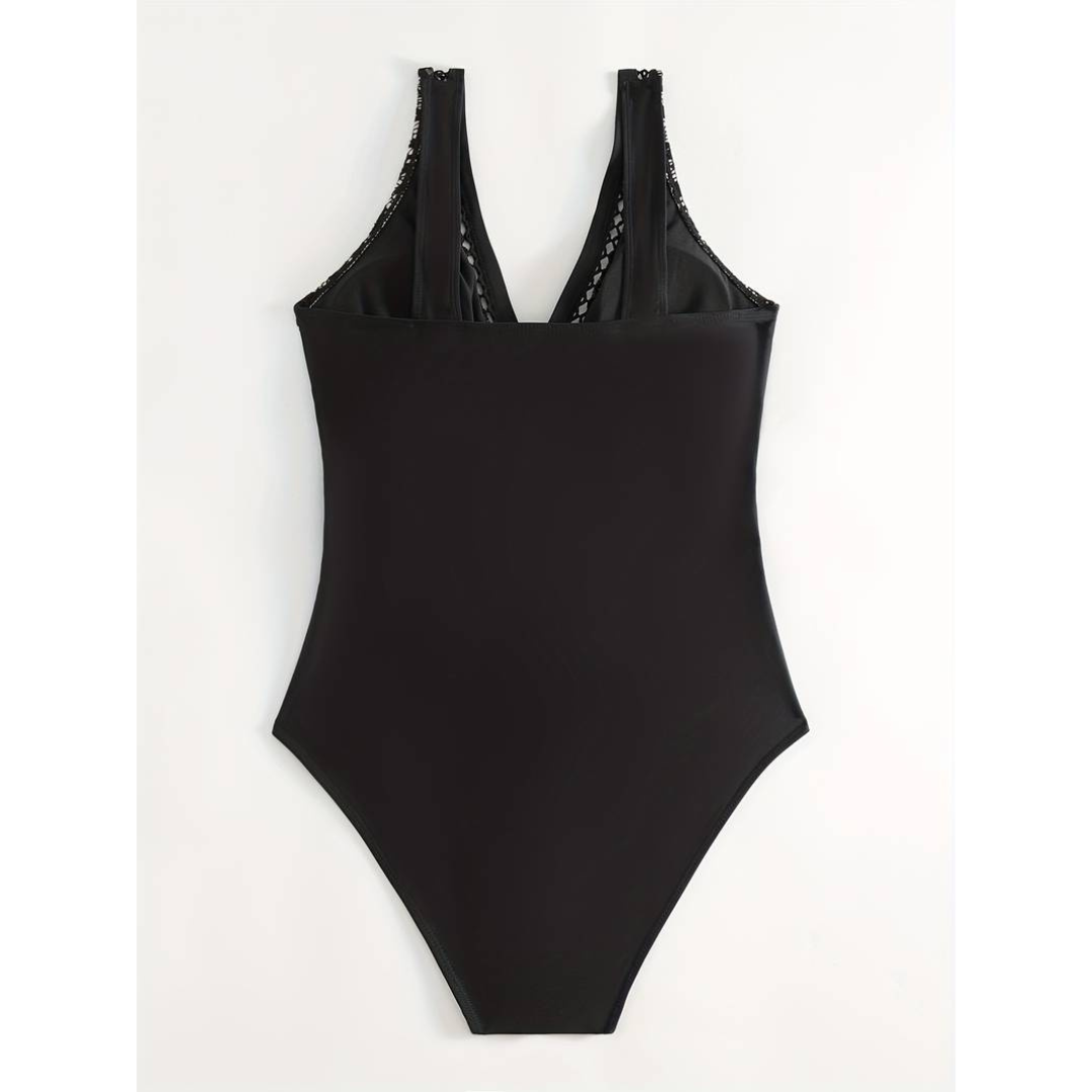 Francine - Lace Detail One-Piece Swimsuit for Women