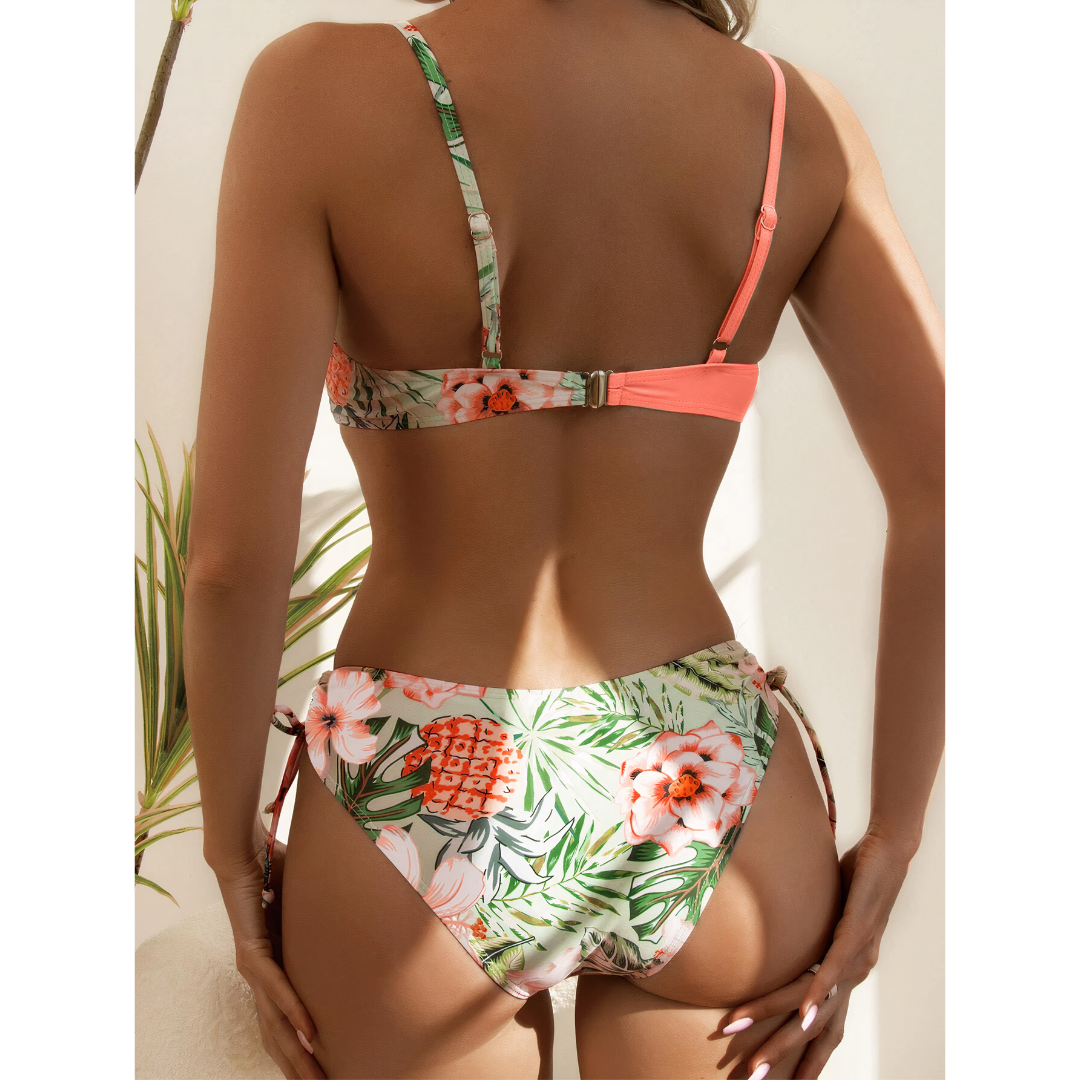 Amara – Floral Underwire Bikini Set