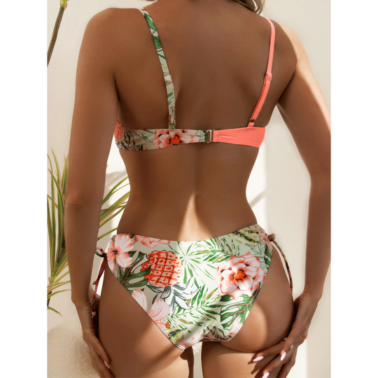 Amara – Floral Underwire Bikini Set