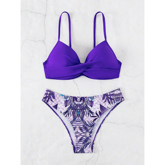 Meira – Sculpted Elegance Floral Bikini Set