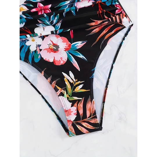 Axenta – Floral Contour One-Piece Swimsuit