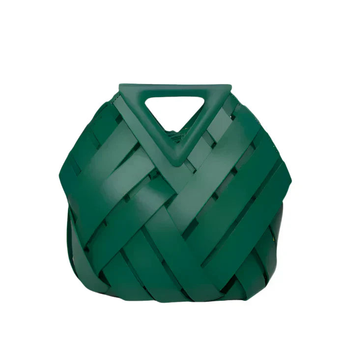 Veyonna – Artistic Woven Leather Handbag for Women