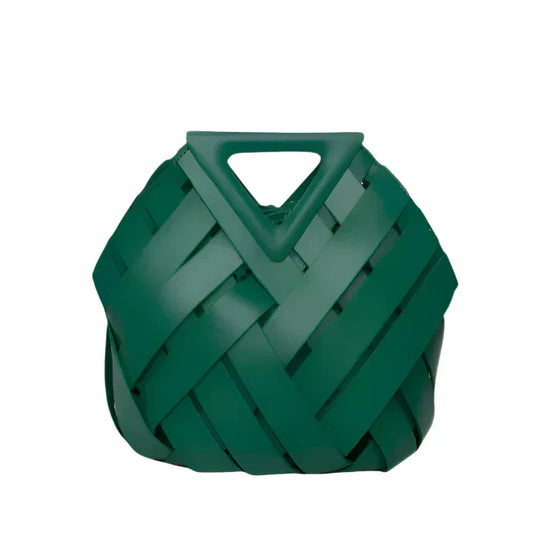 Veyonna – Artistic Woven Leather Handbag for Women