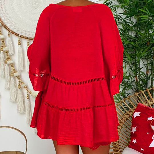 Amara – V-Neck Boho Tunic