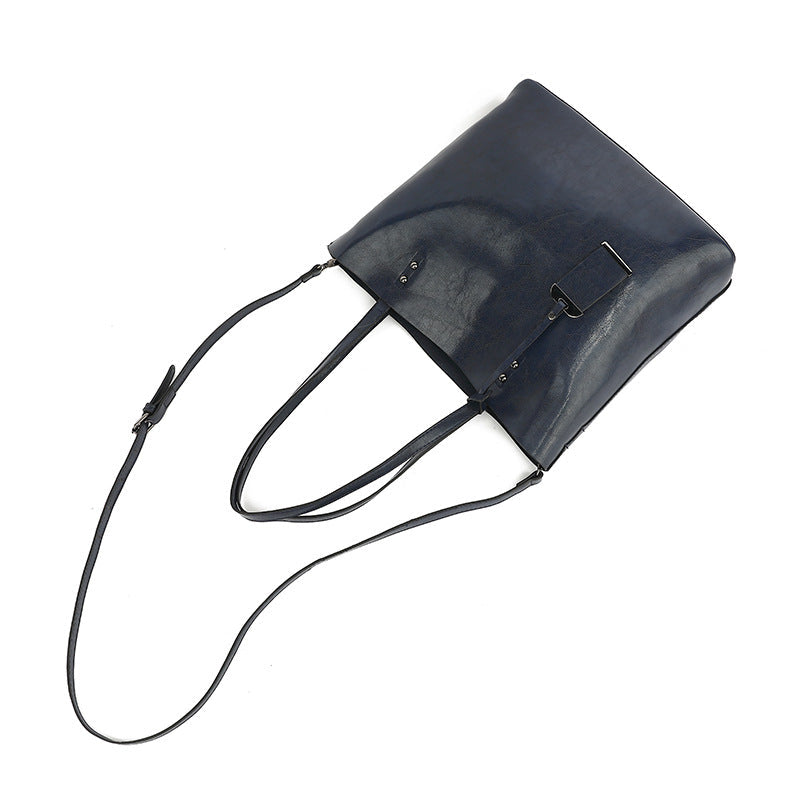 Velmira – Structured Leather Tote Bag