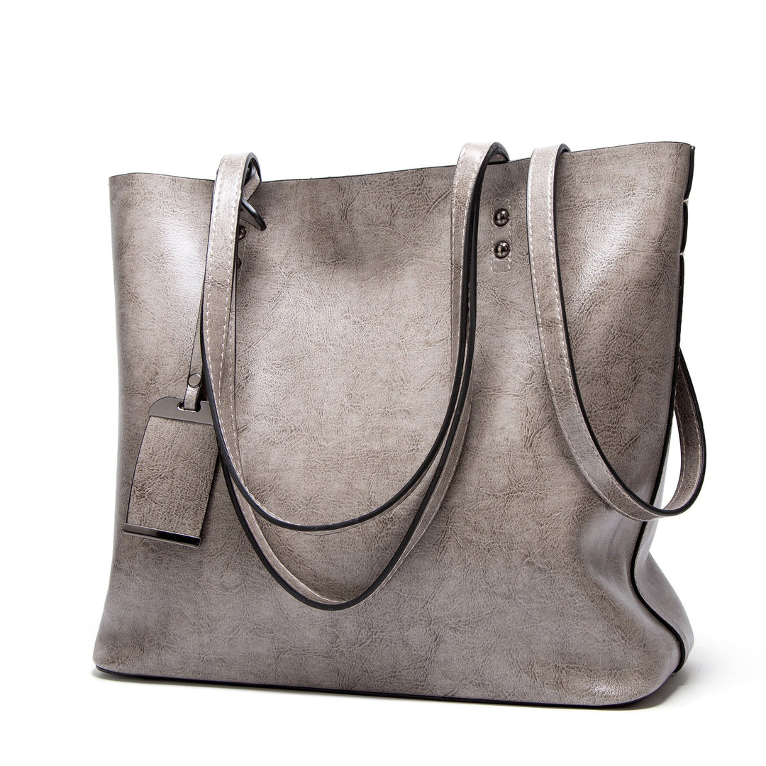 Velmira – Structured Leather Tote Bag
