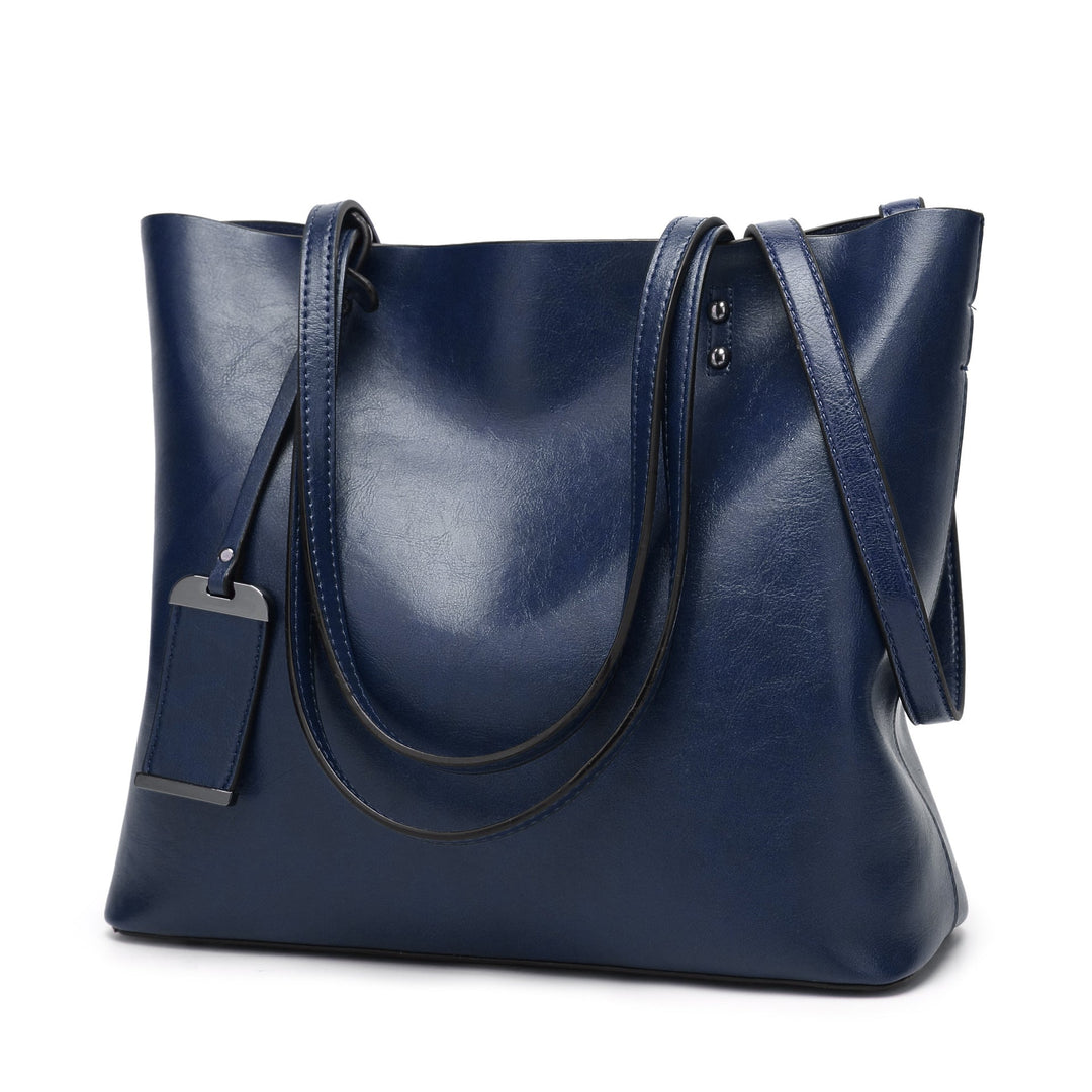 Velmira – Structured Leather Tote Bag
