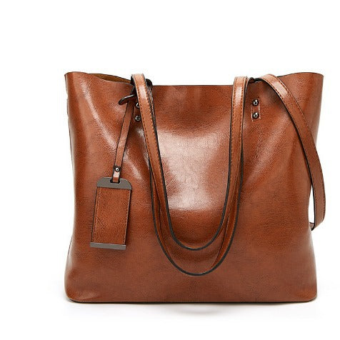 Velmira – Structured Leather Tote Bag