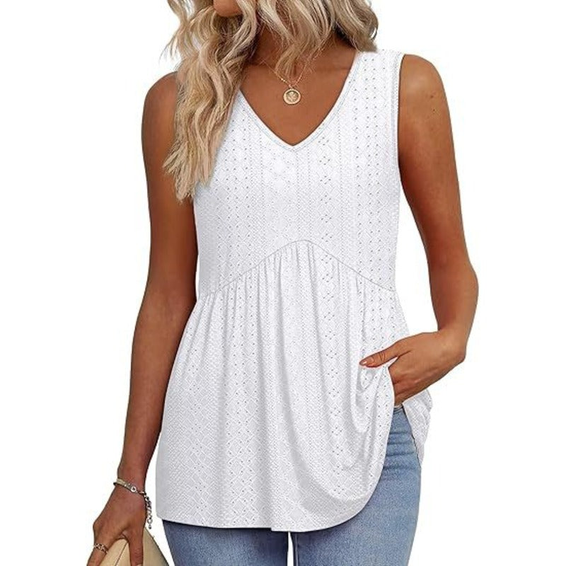Talia – Sleeveless Flow Top for Women