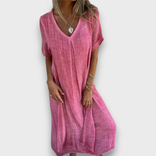 Tirelle – Airy Dress with V-Neck