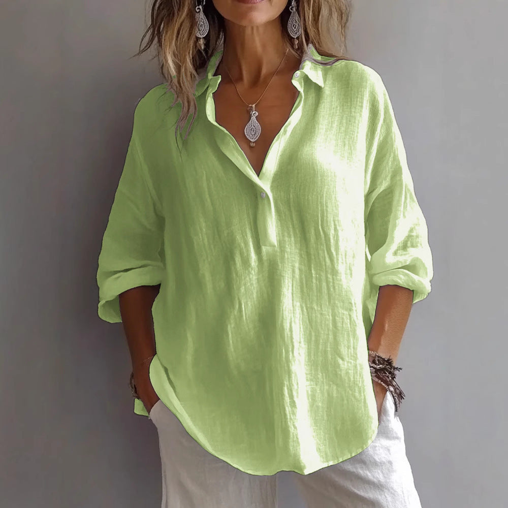 Veralyn – Relaxed Fit Linen Shirt