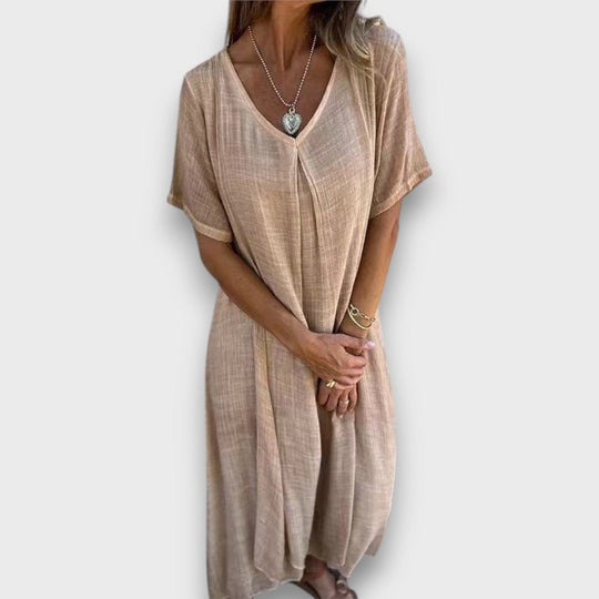 Tirelle – Airy Dress with V-Neck