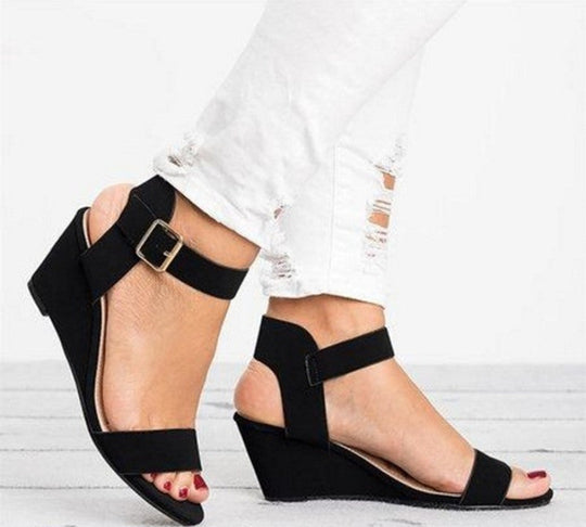 Clara – Classic Wedge Sandals for Women