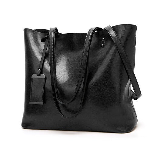 Velmira – Structured Leather Tote Bag