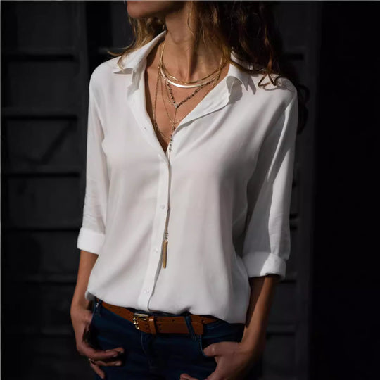 Sofia – V-neck blouse