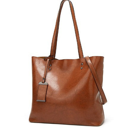 Velmira – Structured Leather Tote Bag