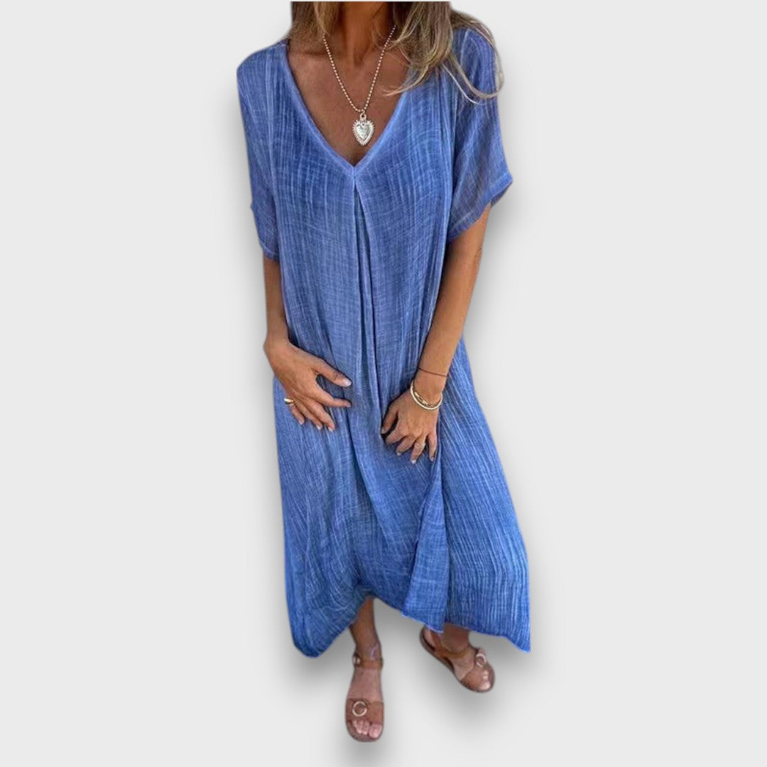 Tirelle – Airy Dress with V-Neck