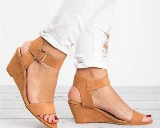 Clara – Classic Wedge Sandals for Women