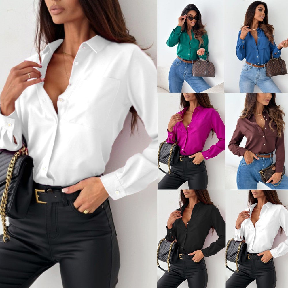 Stine – Classic Women's Button-Up Shirt