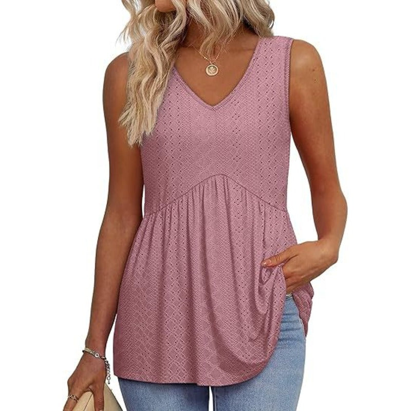 Talia – Sleeveless Flow Top for Women