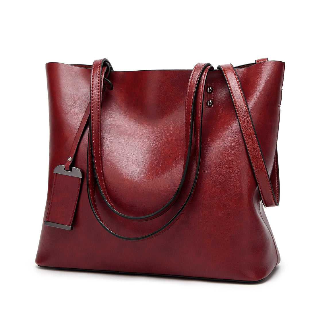 Velmira – Structured Leather Tote Bag