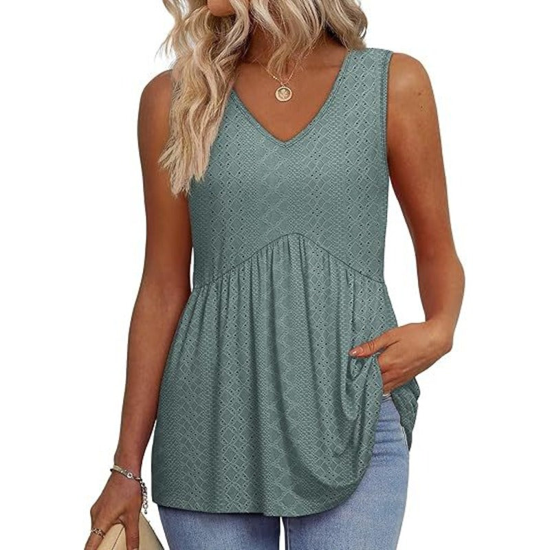 Talia – Sleeveless Flow Top for Women