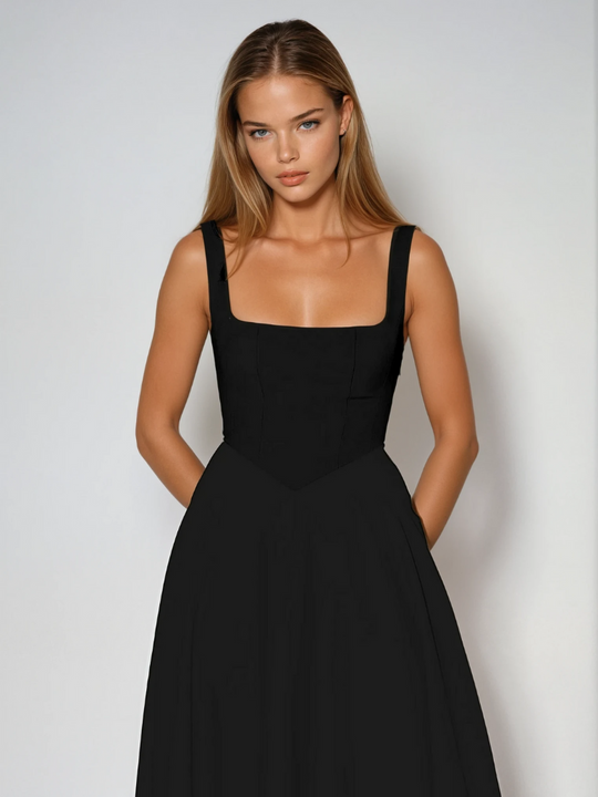 Maggie – Sleeveless Midi Sundress for Women