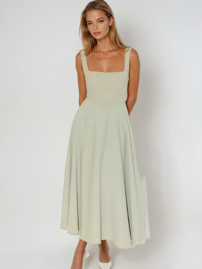 Serenya – Elegant Midi Dress