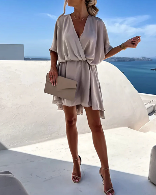 Blossom – Draped Vacation Mini Dress