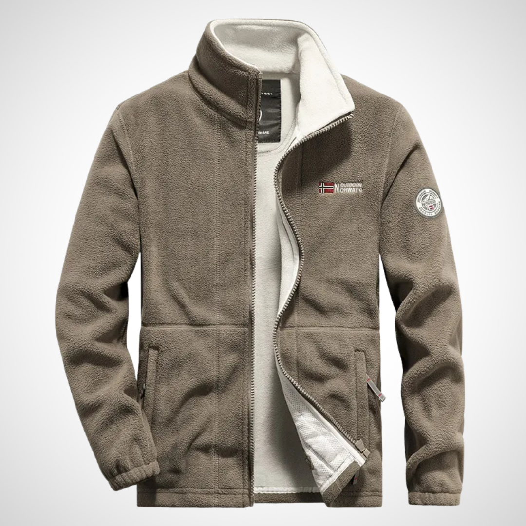 Preston – Classic Fleece Zip-Up Jacket for Men