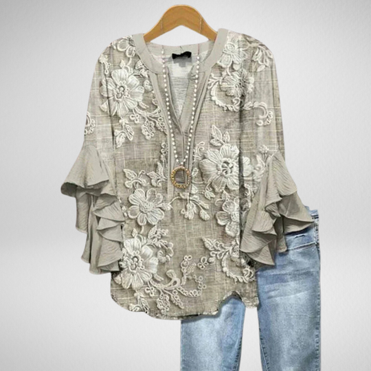 Adelina |  Elegant Raglan Blouse