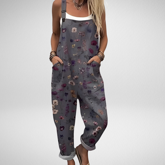 Ylona – Whimsical Print Jumpsuit for Women