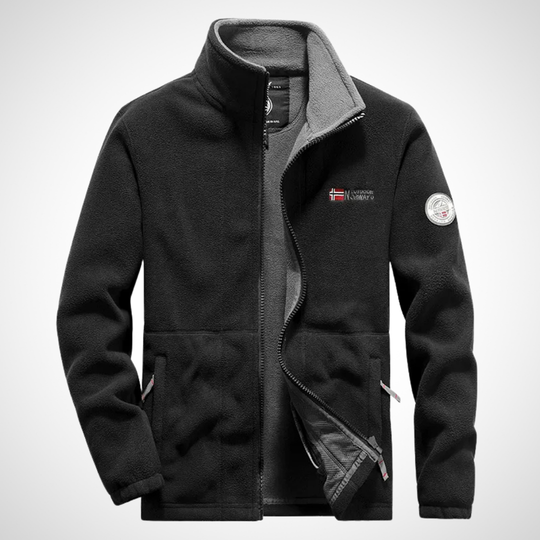 Preston – Classic Fleece Zip-Up Jacket for Men