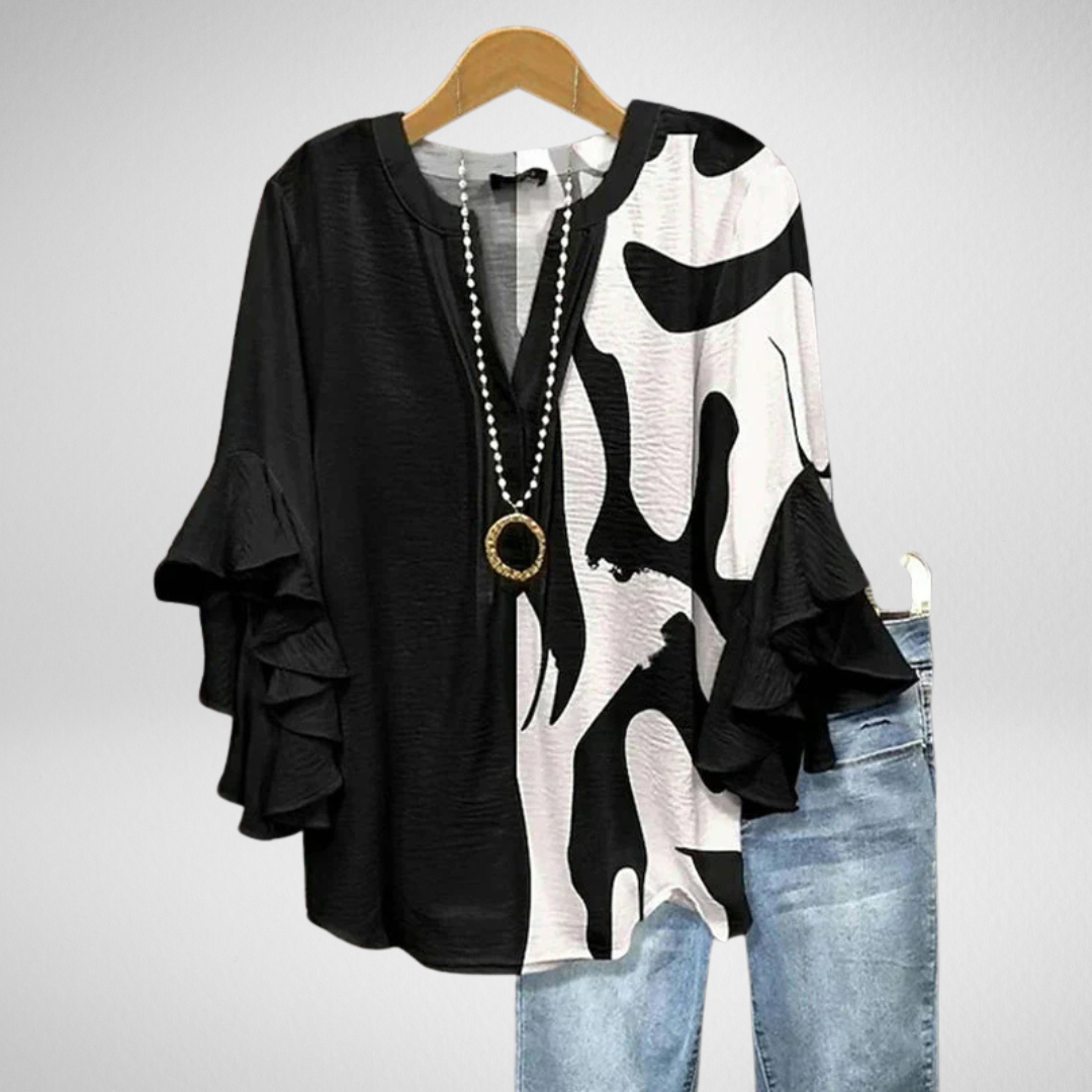 Adelina |  Elegant Raglan Blouse
