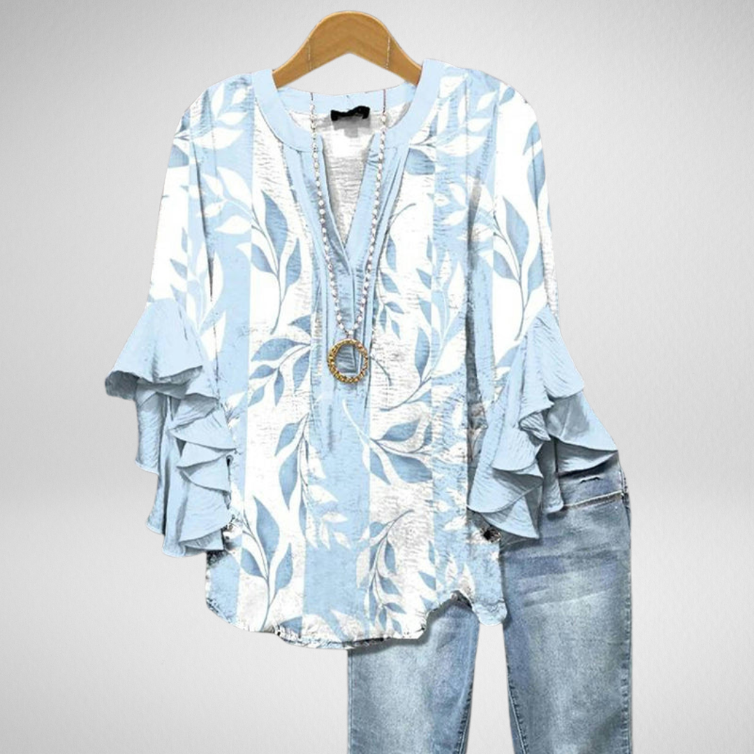 Adelina |  Elegant Raglan Blouse