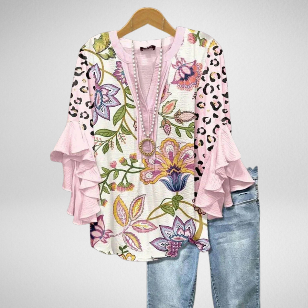 Adelina |  Elegant Raglan Blouse
