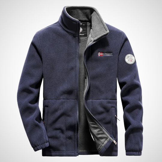 Preston – Classic Fleece Zip-Up Jacket for Men