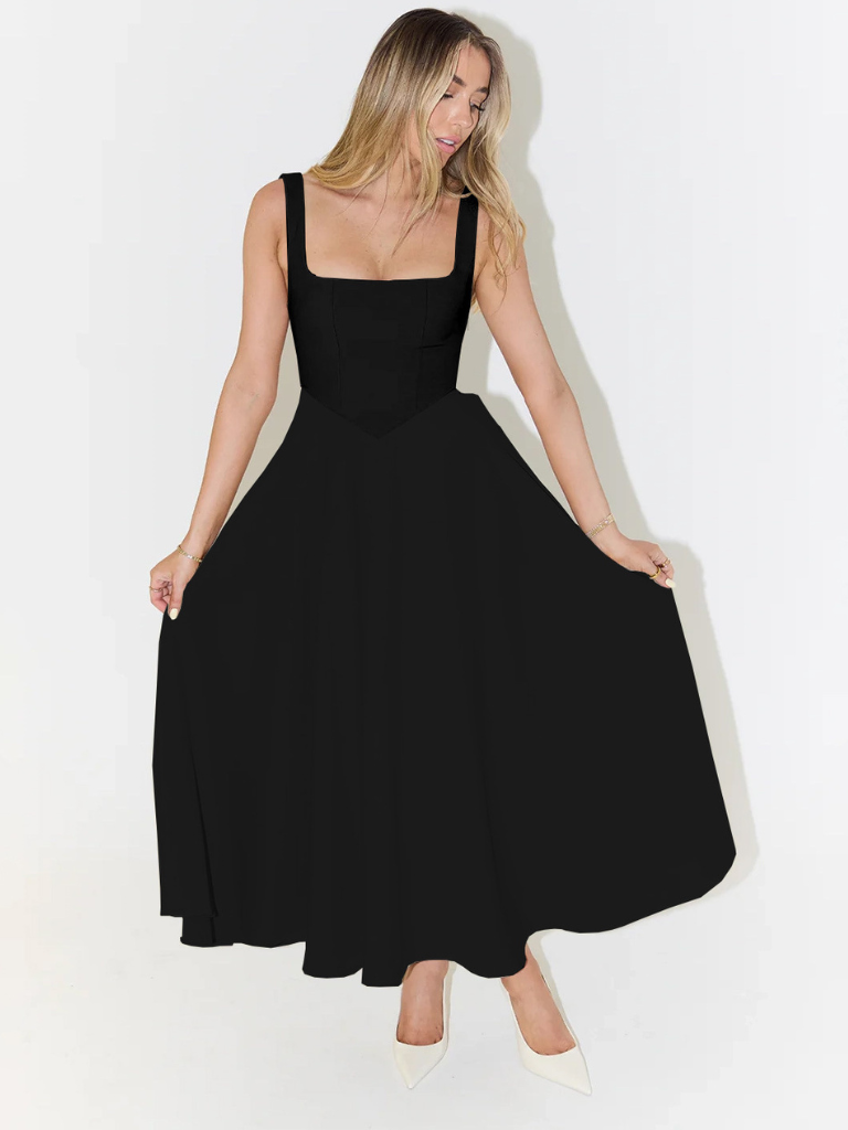 Serenya – Elegant Midi Dress