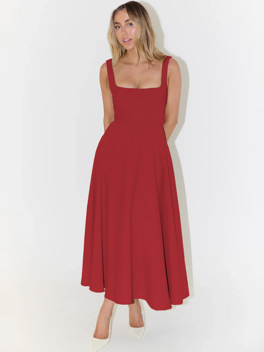 Serenya – Elegant Midi Dress