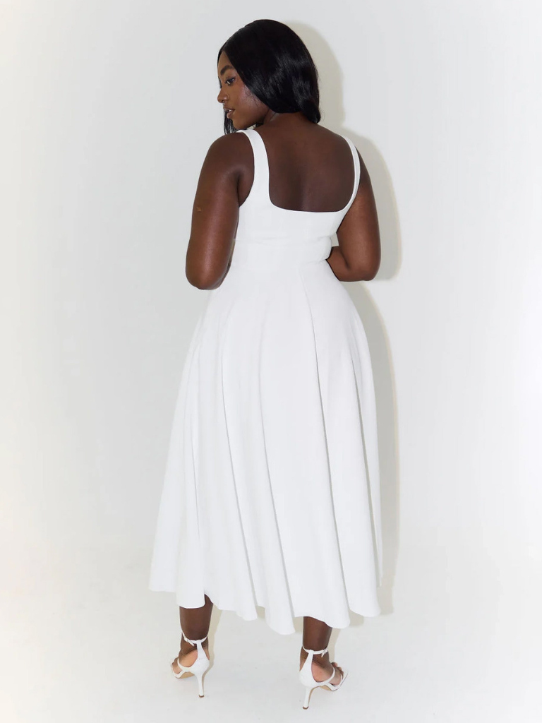 Maggie – Sleeveless Midi Sundress for Women