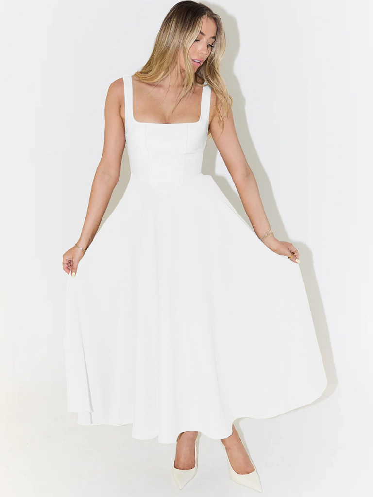 Serenya – Elegant Midi Dress
