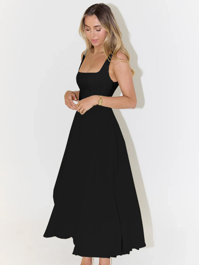 Maggie – Sleeveless Midi Sundress for Women