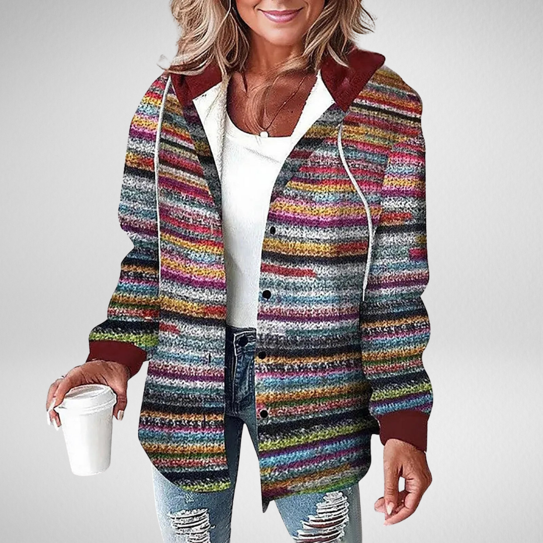 Sigrid – Plaid Hooded Flannel Jacket for Women